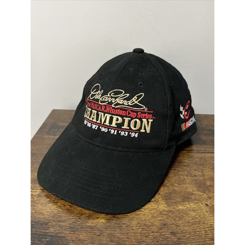 VTG Dale Earnhardt 7-Time NASCAR Winston‎ Cup Champion Strapback Black Hat CHASE